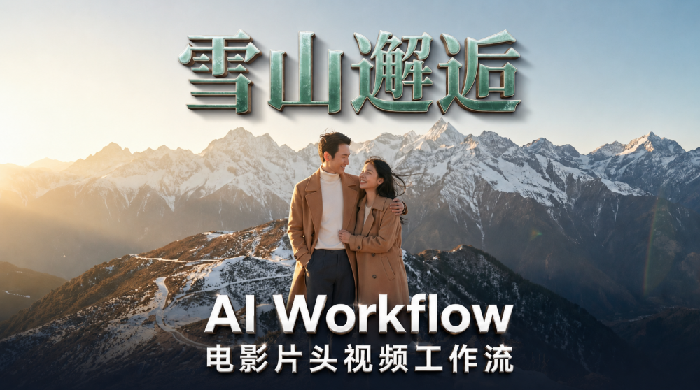 雪山邂逅 AIGC工作流