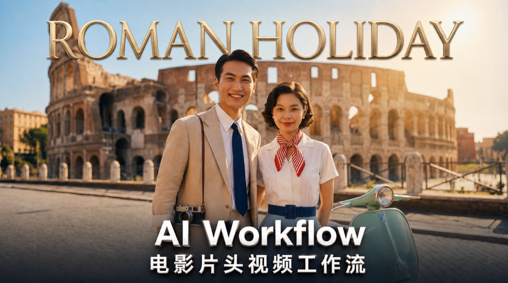 ROMAN HOLIDAY AIGC工作流